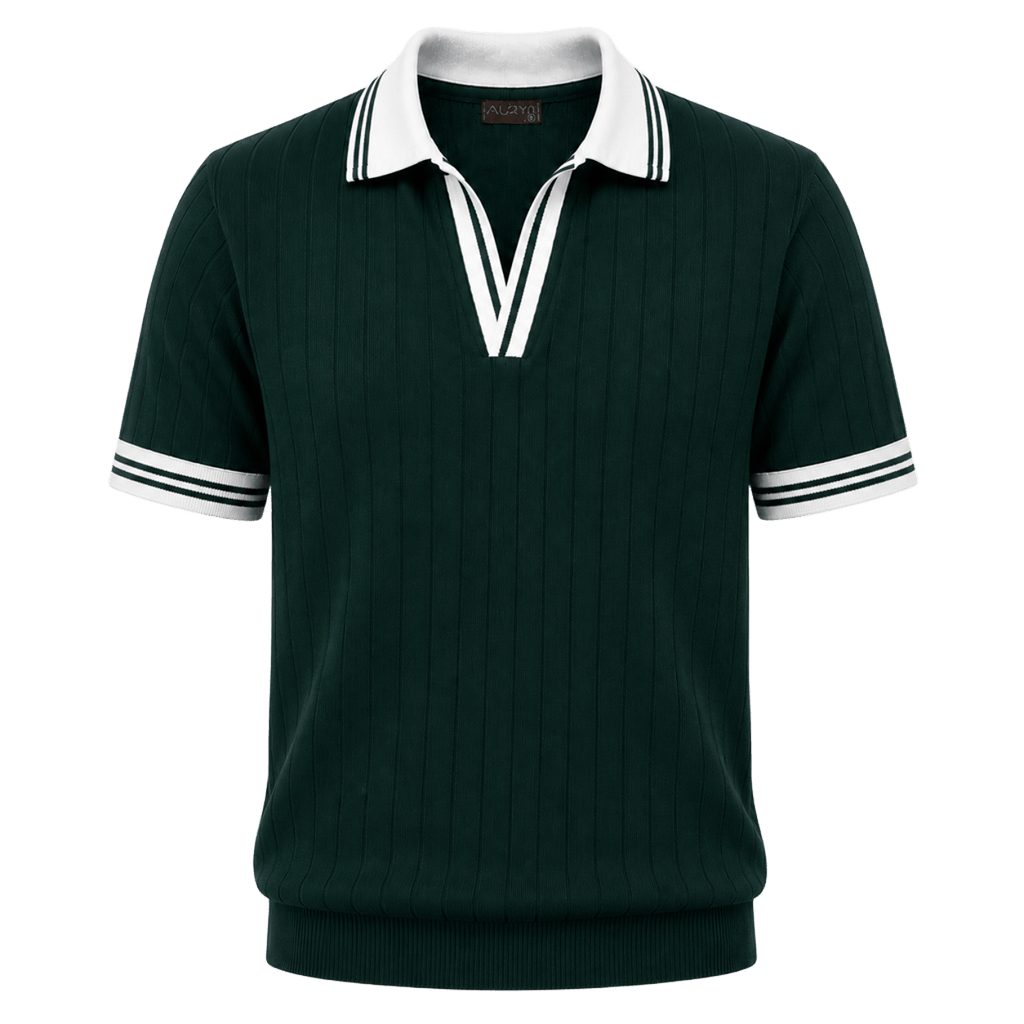 Dark Green Knit Wear T-Shirt