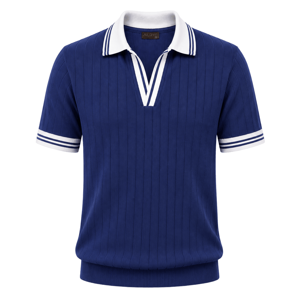 Blue Knit Wear T-Shirt
