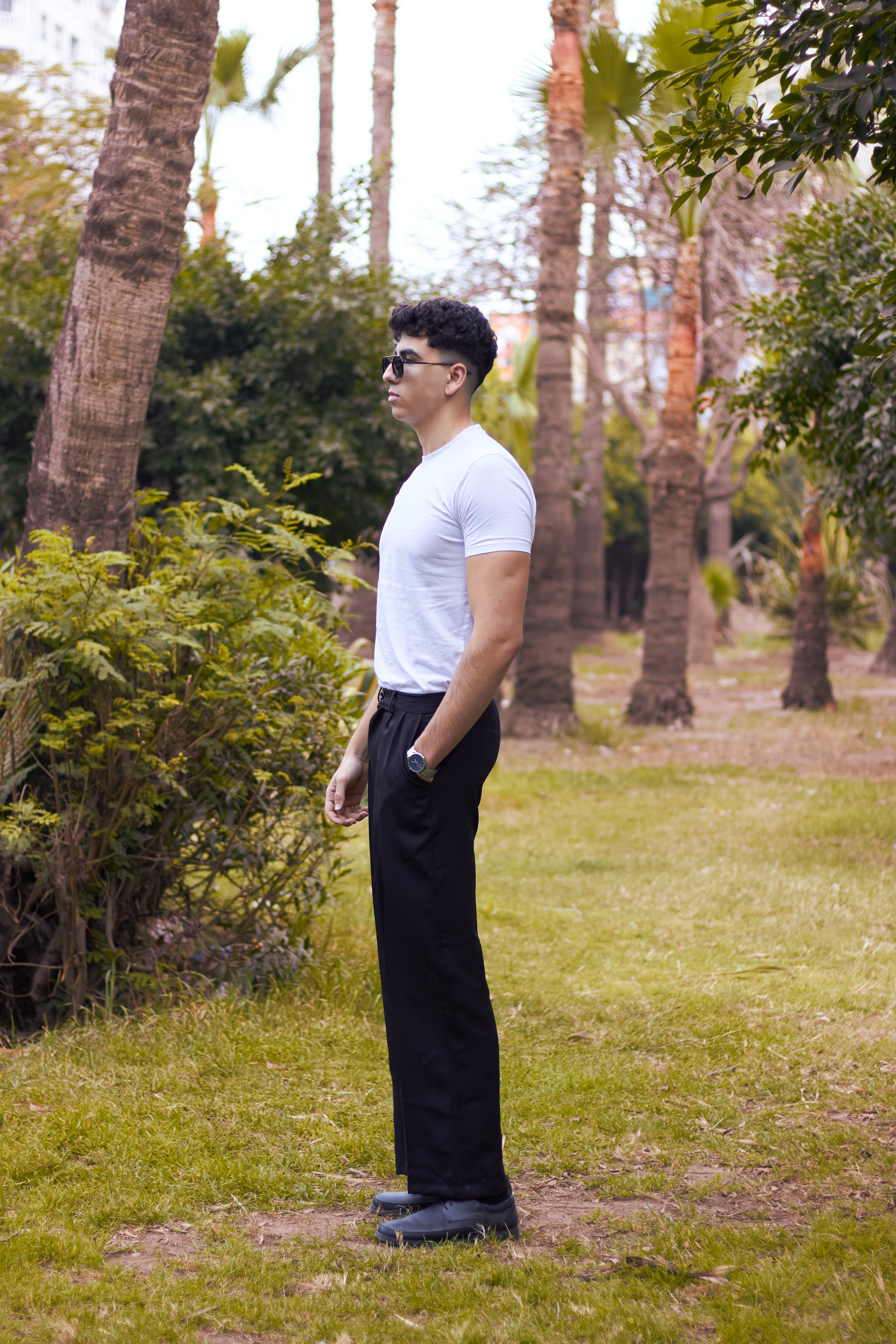 Black Pleated Pants