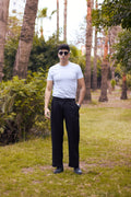 Black Pleated Pants