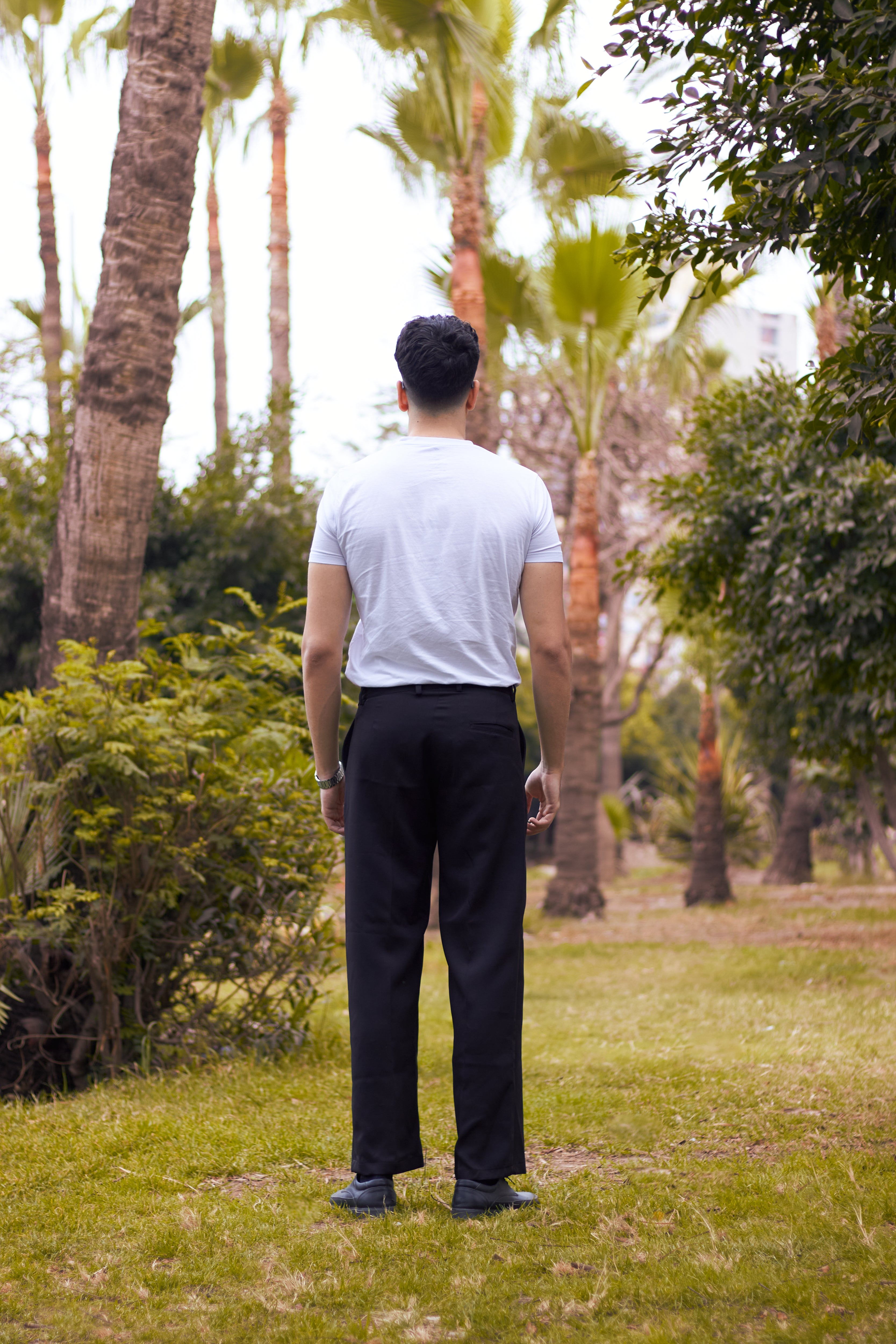 Black Pleated Pants